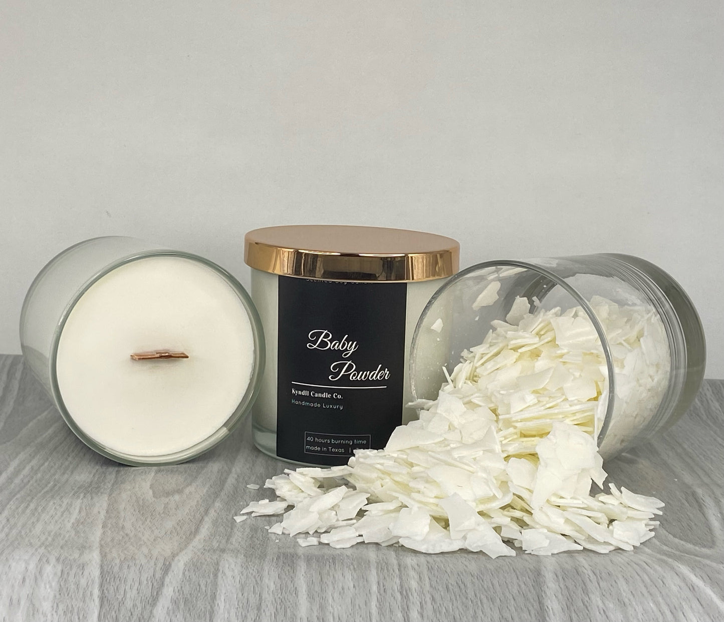 Baby Powder | Wood Wick Candle