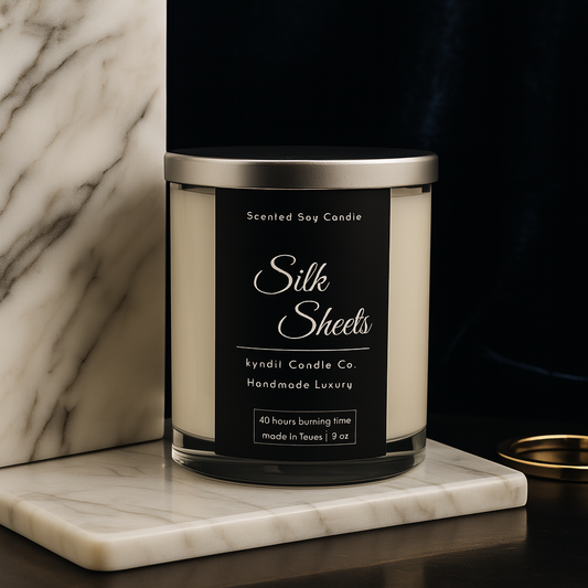 Silk Sheets | Wood Wick Candle