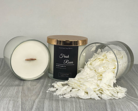 Fresh Roses | Wood Wick Candle